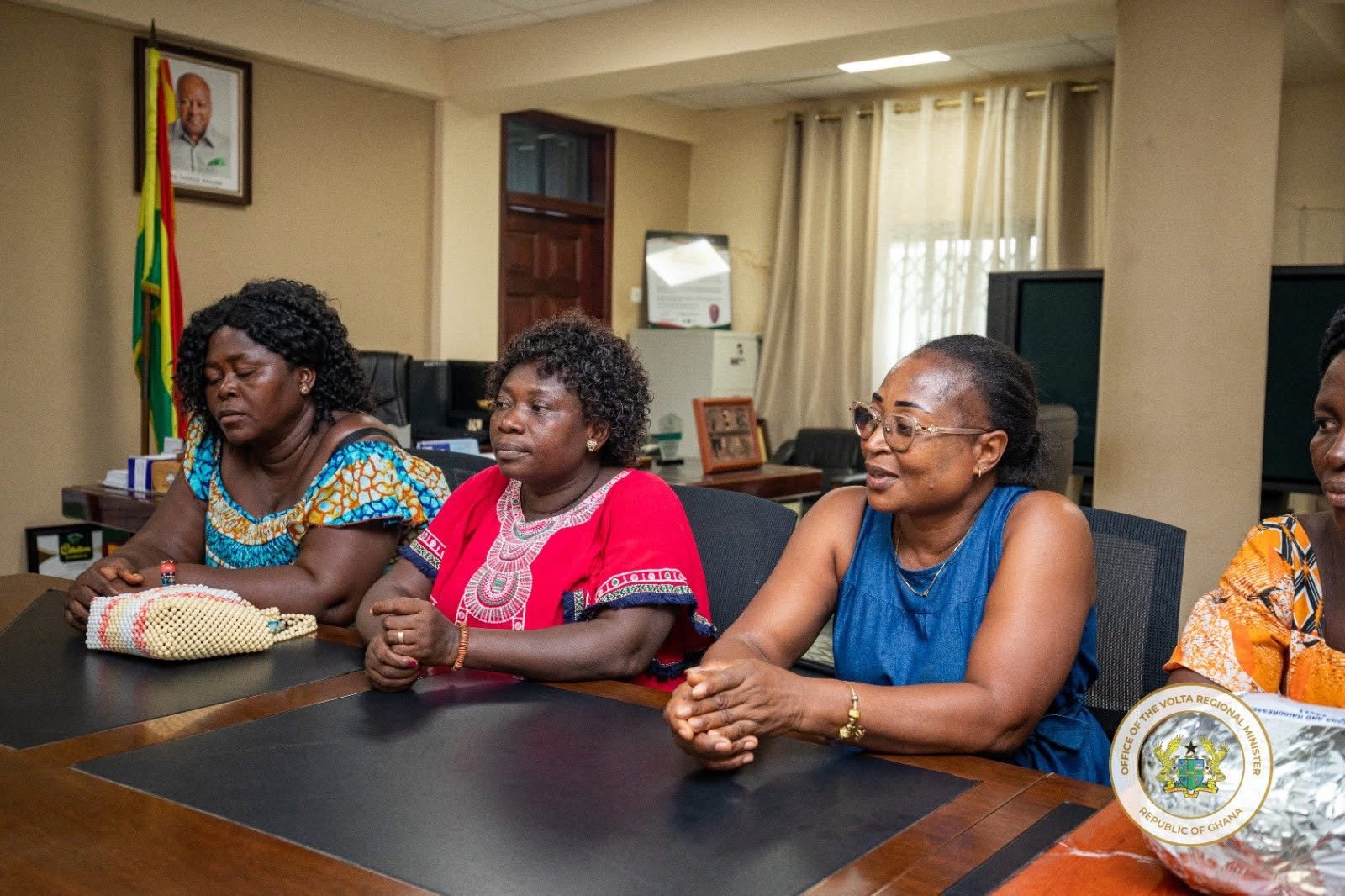 Volta Regional Minister Hon. James Gunu Hosts National Association of Beauticians and Hairdressers-Volta