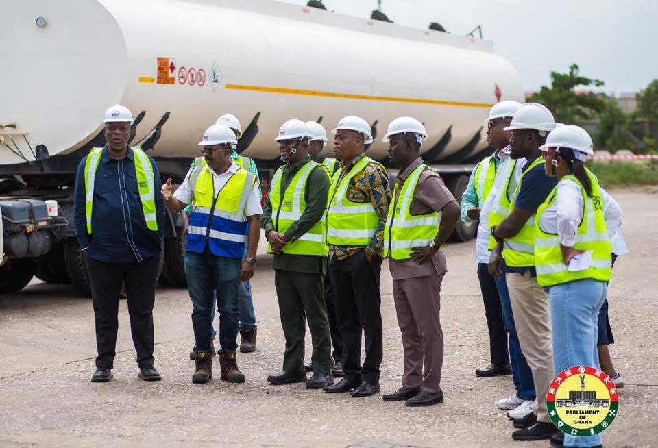 Hon. Bedzrah leads parliamentary select committee on Energy for working visit to BOST