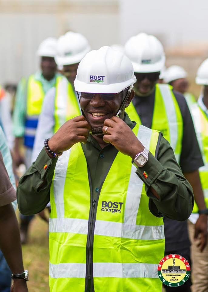 Hon. Bedzrah leads parliamentary select committee on Energy for working visit to BOST