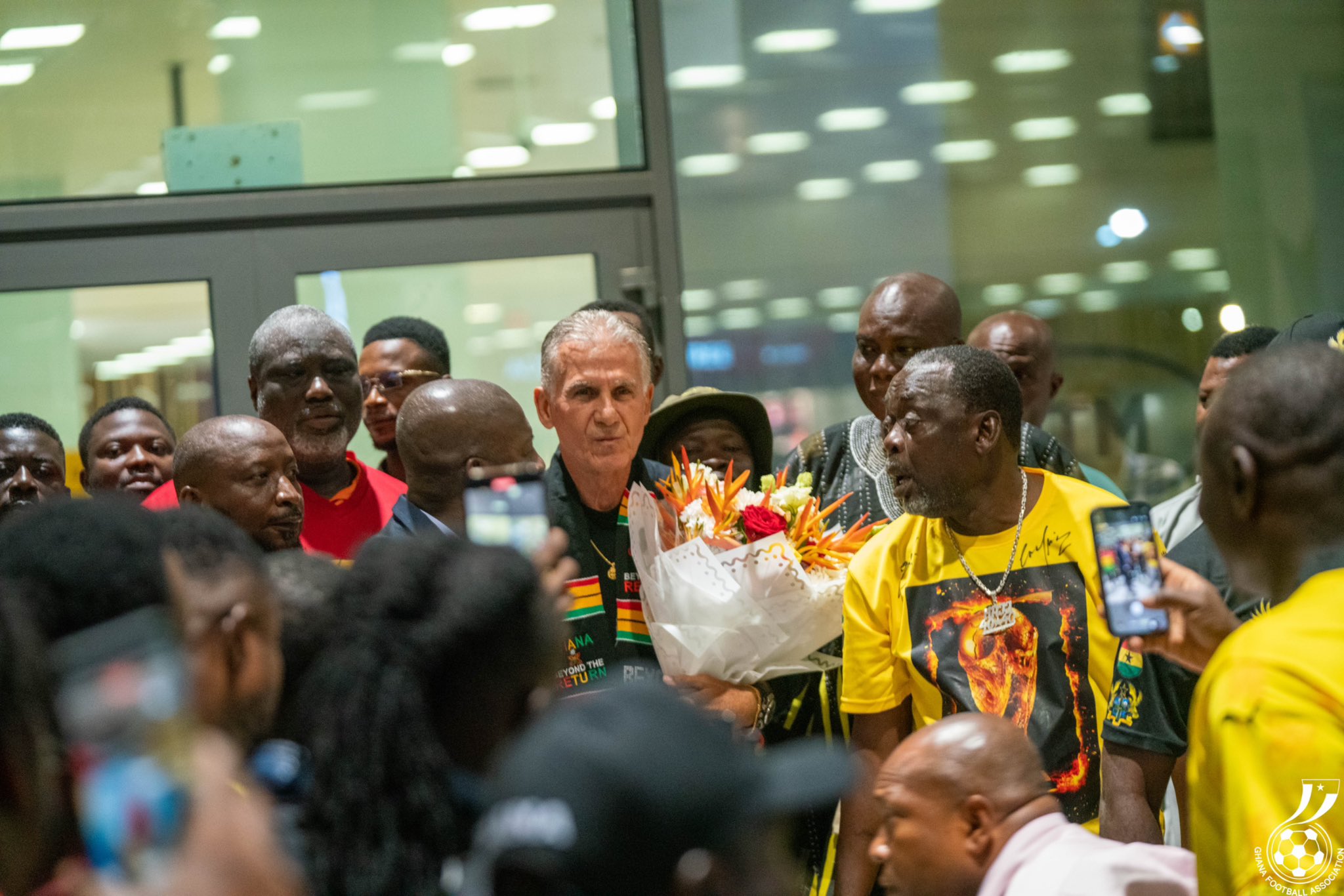 Ghana’s newly appointed head coach, Carlos Queiroz arrives in Ghana ahead of his unveiling