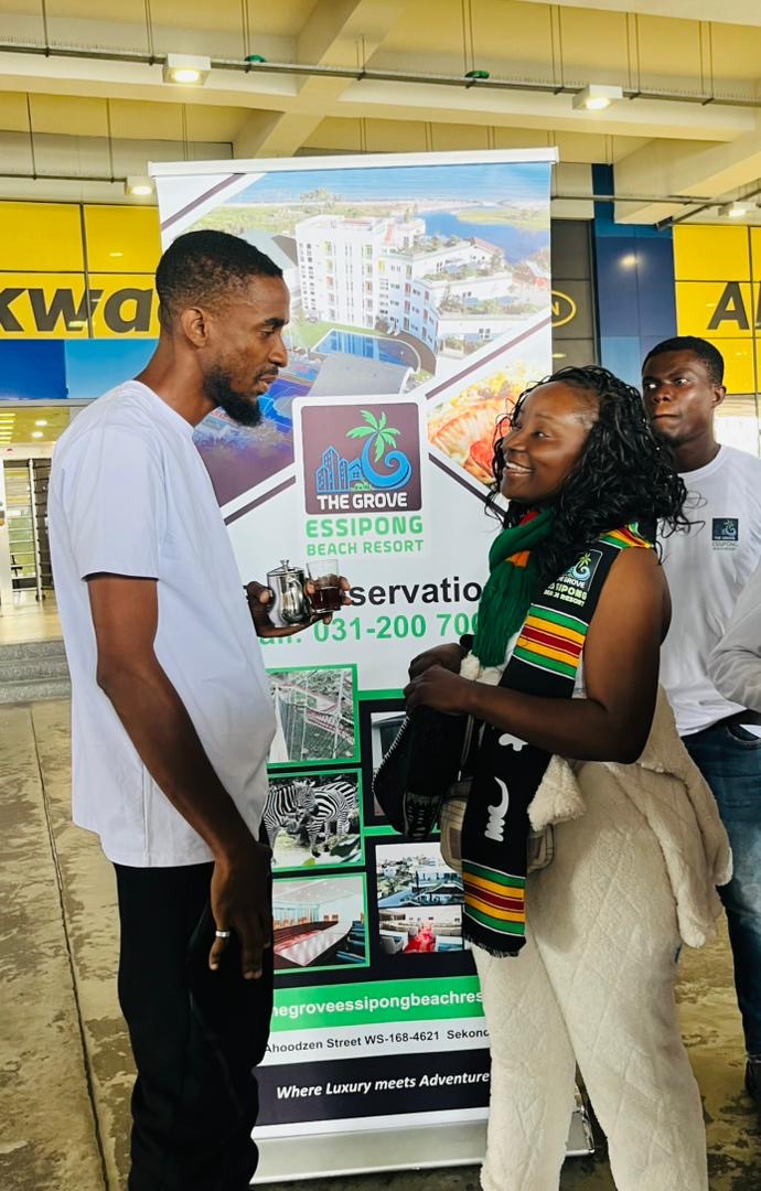 Ataya King serves Multiple Award-winning journalist Lillian Chipeso Ataya (Tea)