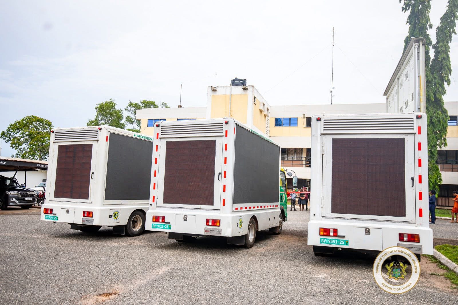 Hon. James Gunu commissions ISD state of the art communication Vans