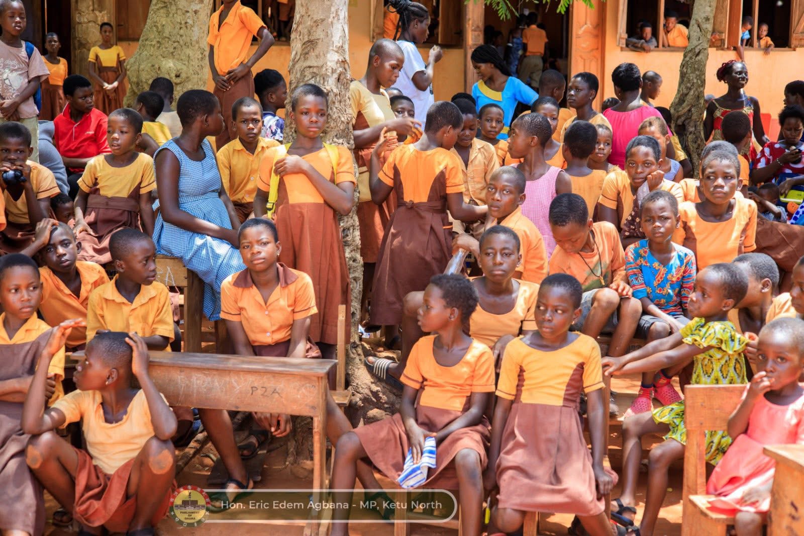 Hon. Edem Agbana partners Pencils of Promise to break ground for a modern 4-unit KG block