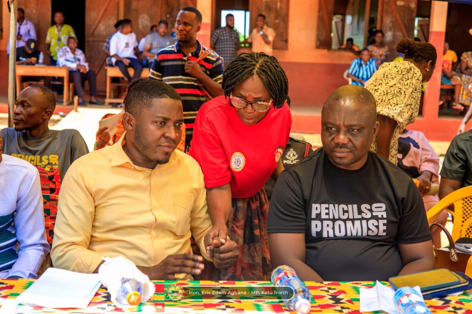 Hon. Edem Agbana partners Pencils of Promise to break ground for a modern 4-unit KG block