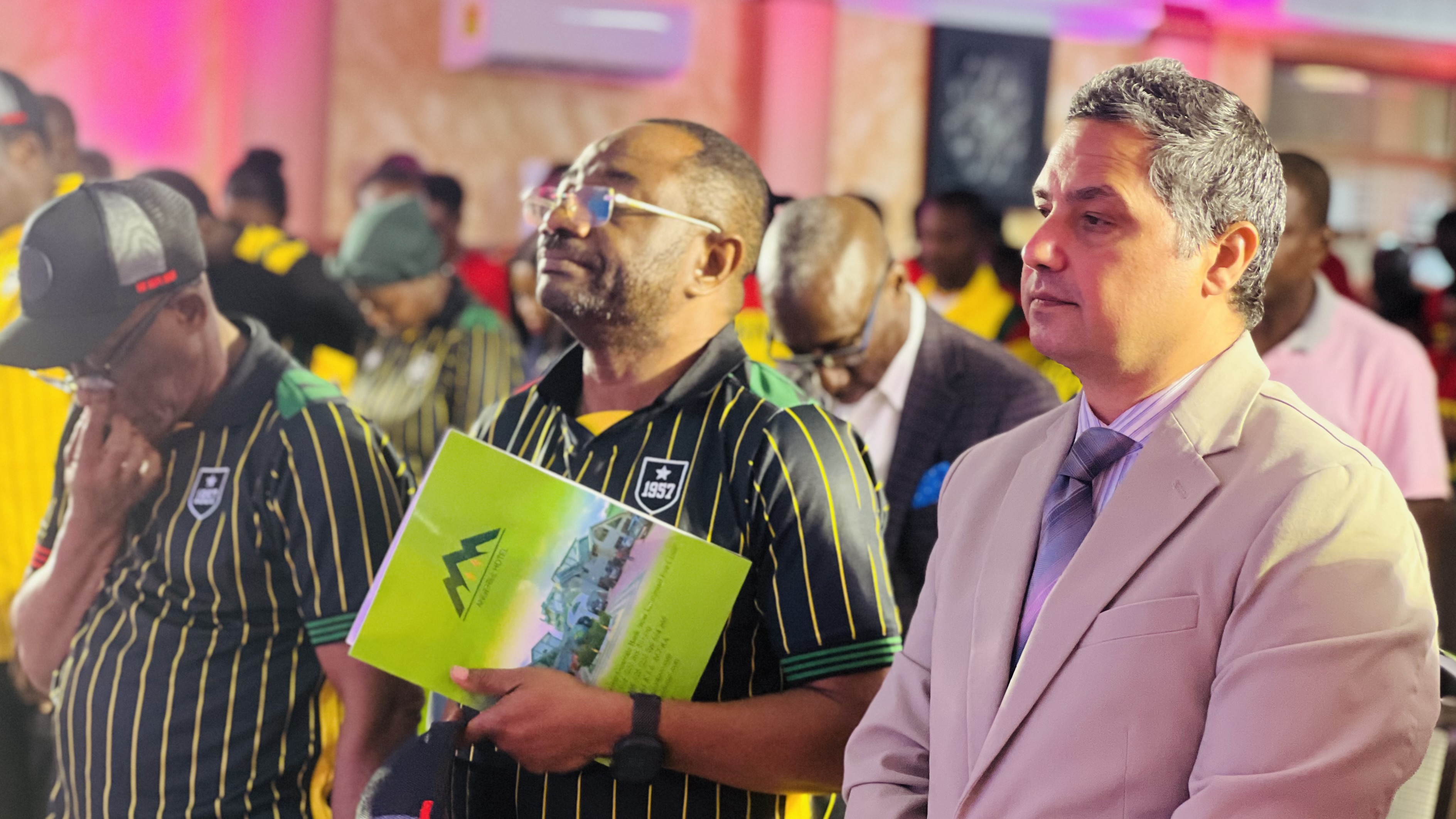 Hon. Kobena Mensah Woyome leads the launching of the first ever Ghana House Project at the Olympic Games
