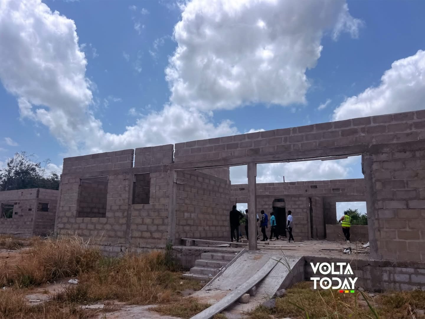 Central Tongu MP and DCE inspect Health and Education Projects