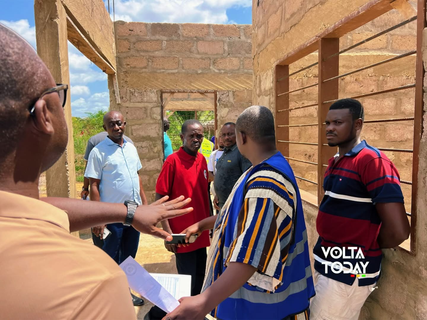 Central Tongu MP and DCE inspect Health and Education Projects