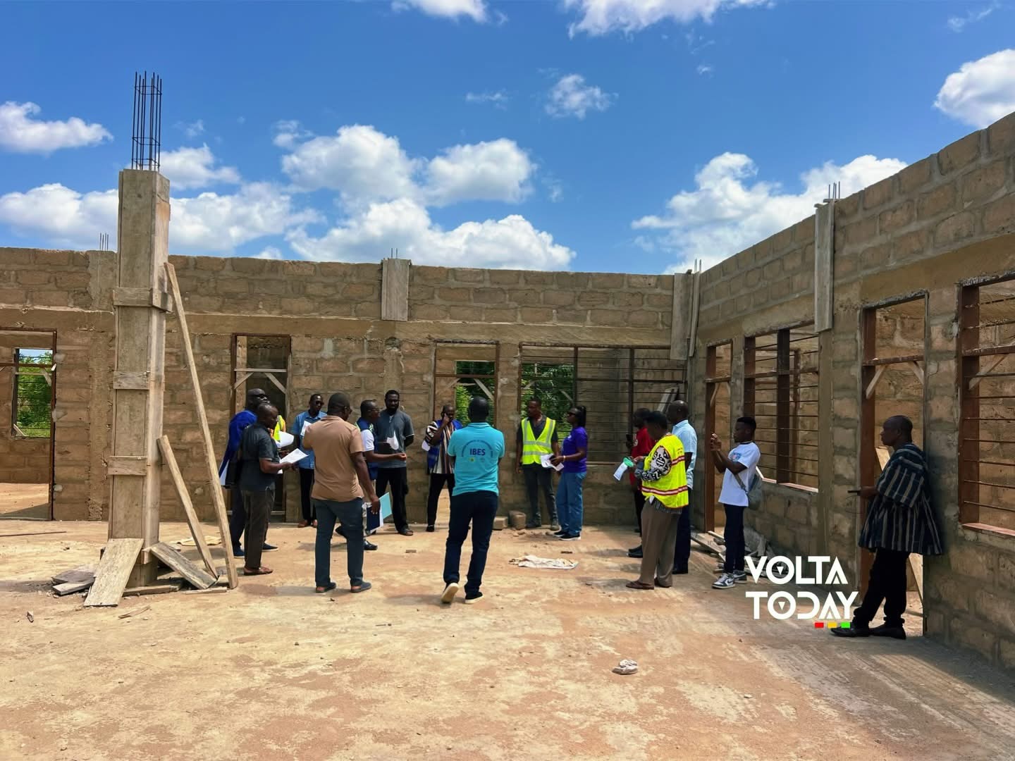 Central Tongu MP and DCE inspect Health and Education Projects