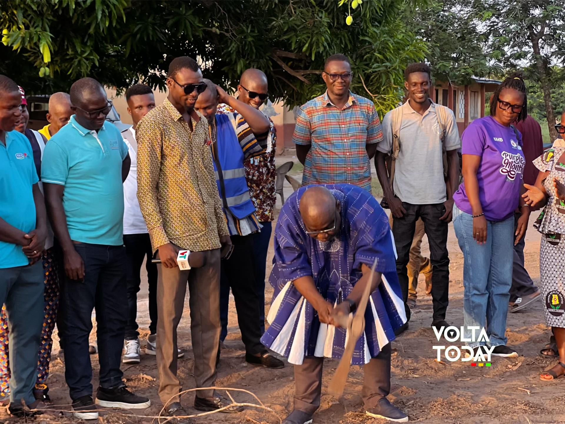 Central Tongu MP and DCE inspect Health and Education Projects
