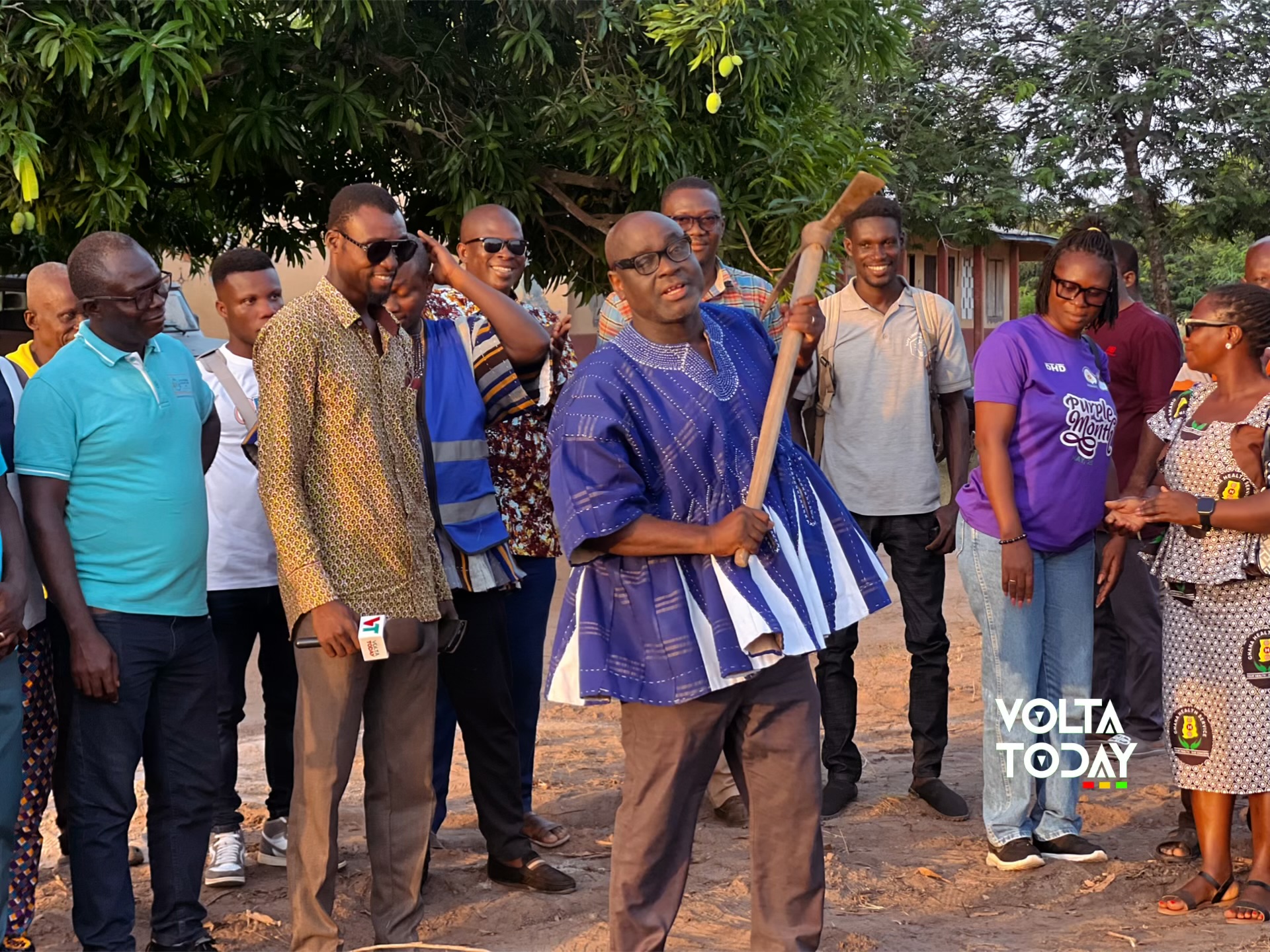 Central Tongu MP and DCE inspect Health and Education Projects