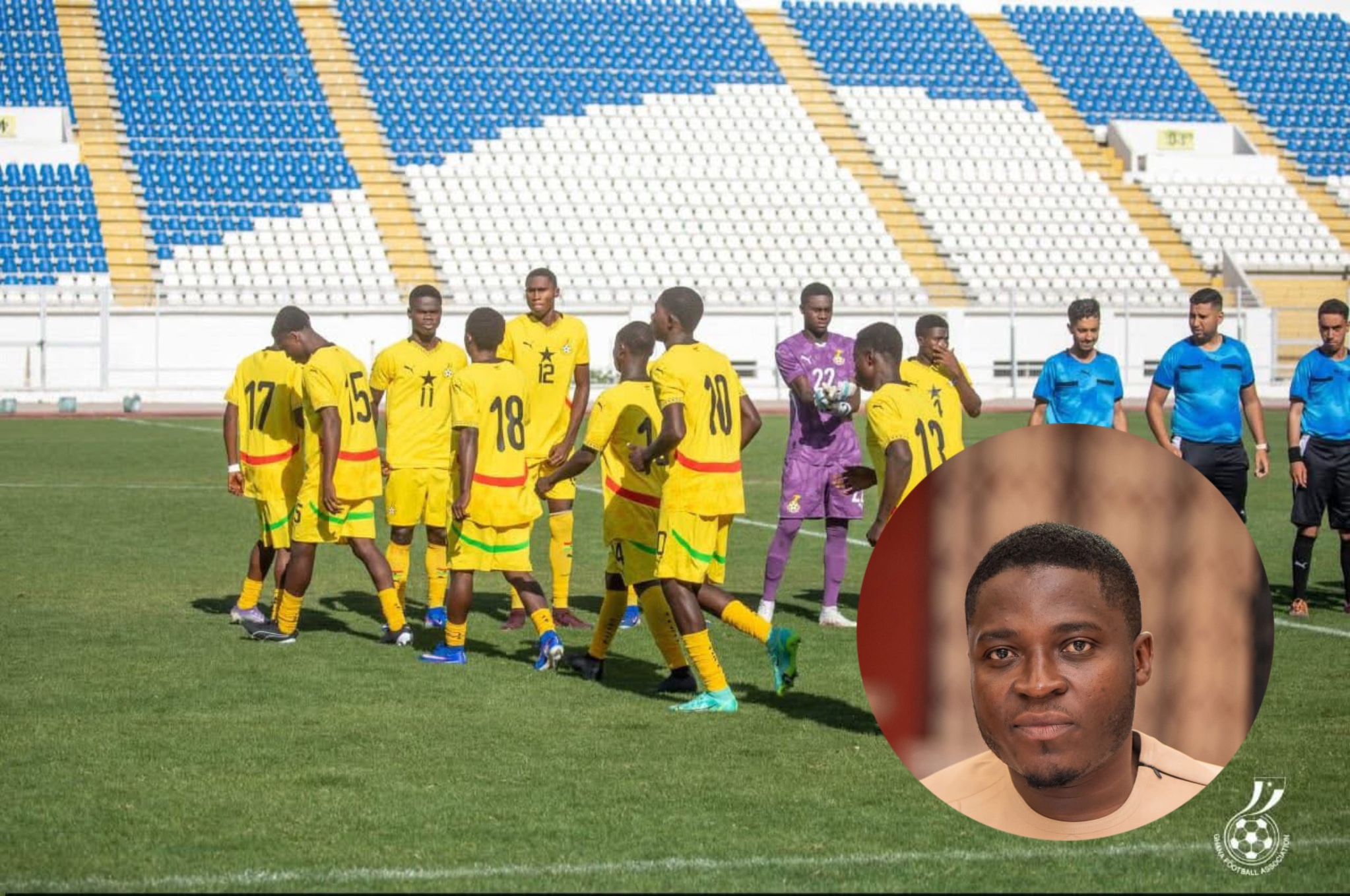 Hon. Edem Agbana sends clear message to Ghana U-17 boys as youth AFCON Kicks-off in Morocco