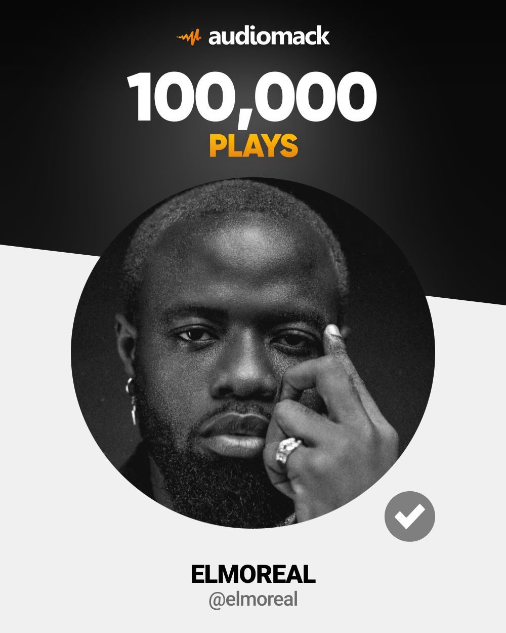 ElmoReal Hits 100,000 Streams On  Audiomack 