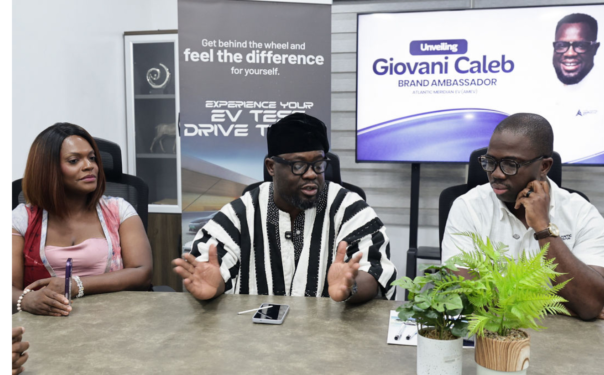 Giovani Caleb named brand ambassador for Atlantic Meridian Electronic Vehicle