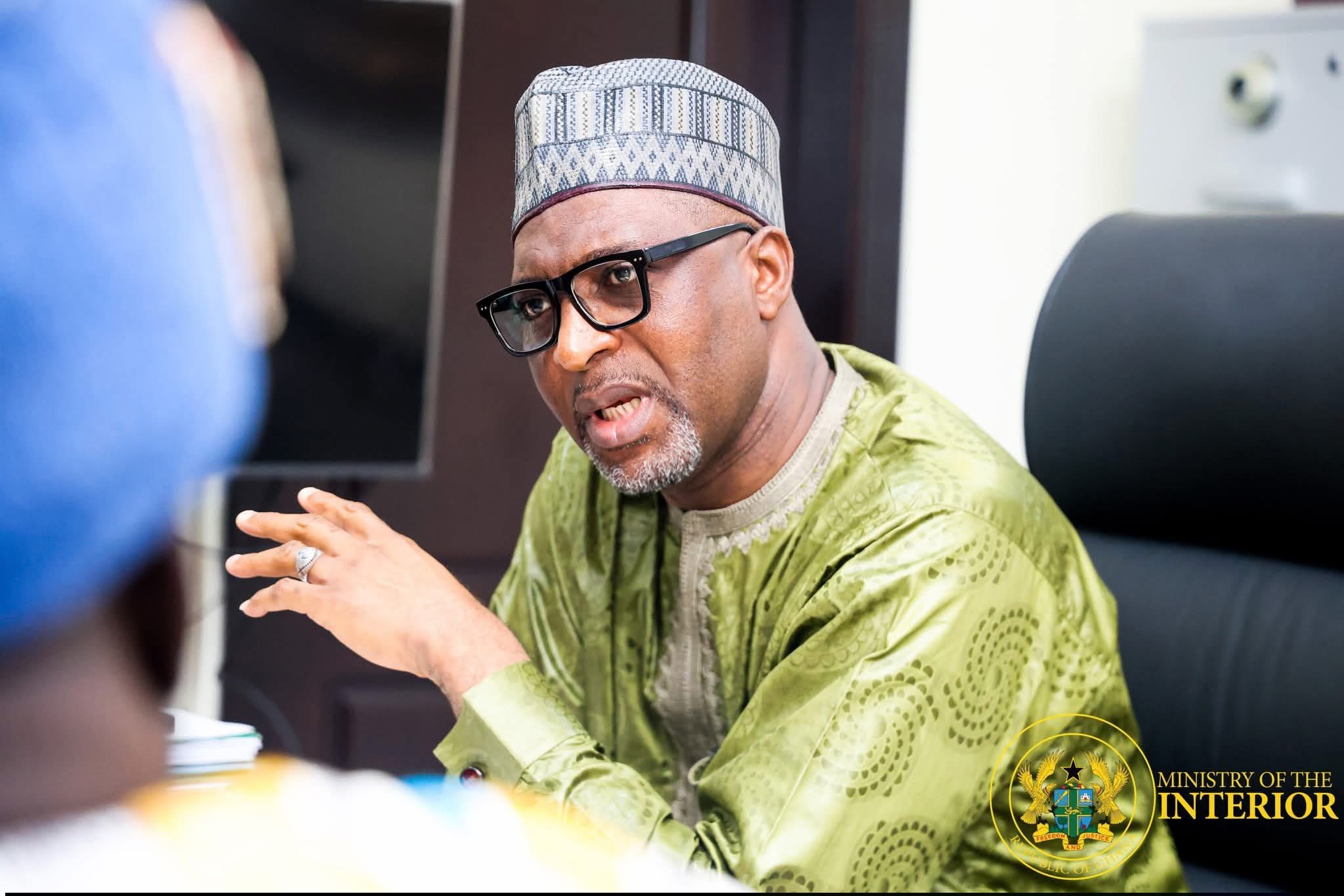 Interior Minister Refers to Numerous Checkpoints on the Tema-Asikuma-Kpeve-Peki Road as a Result of Persistent Robbery