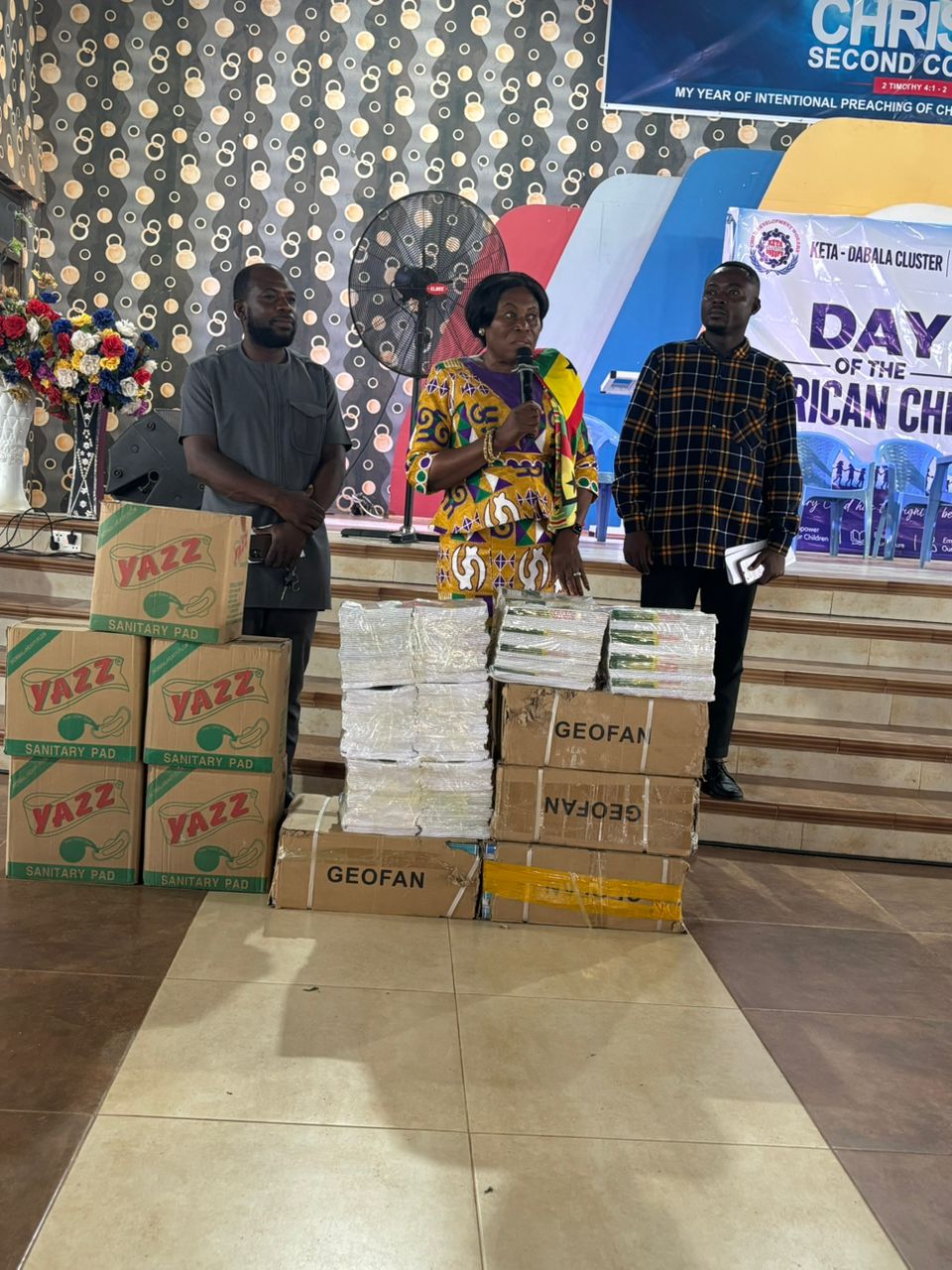 PICTURES: South Tongu DCE Offers Heartwarming Support on African Child Celebration 2026