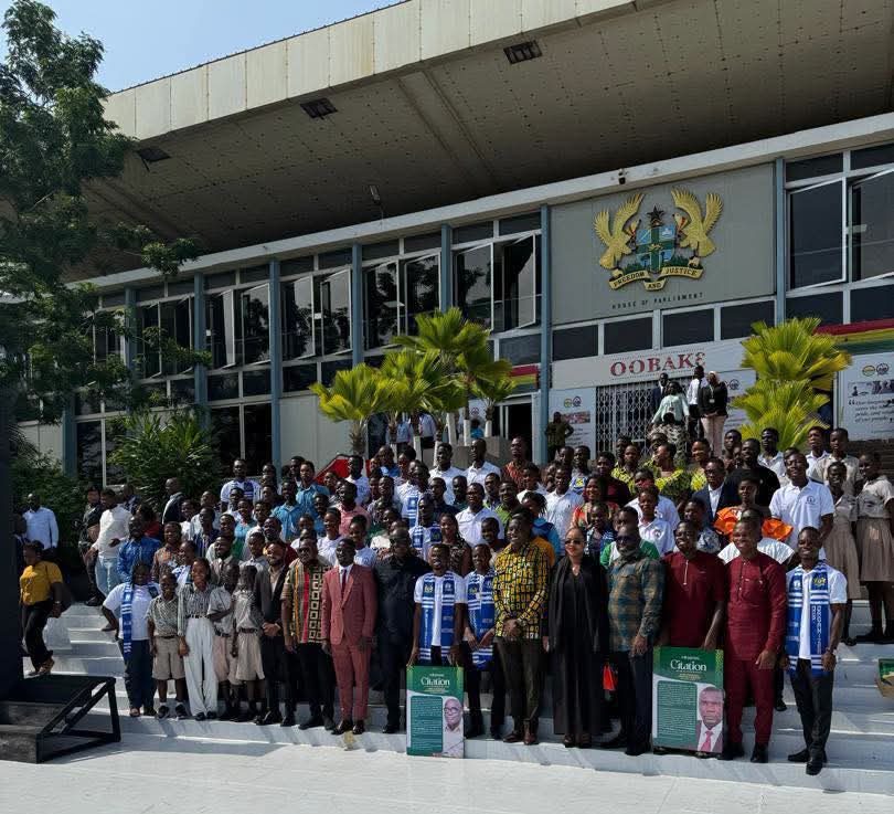 SOUTH TONGU: Hon Maxwell Kwame Lukutor Welcomes NUTSA Students to Parliament, Donates GHC 16,000 to Boost Educational Initiatives