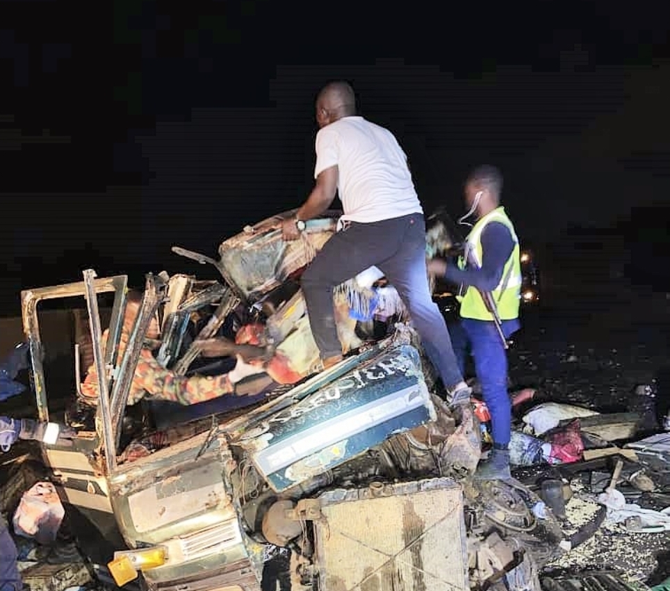 Multiple Road Crashes in Volta Claim Six Lives, GNFS Rescues 34