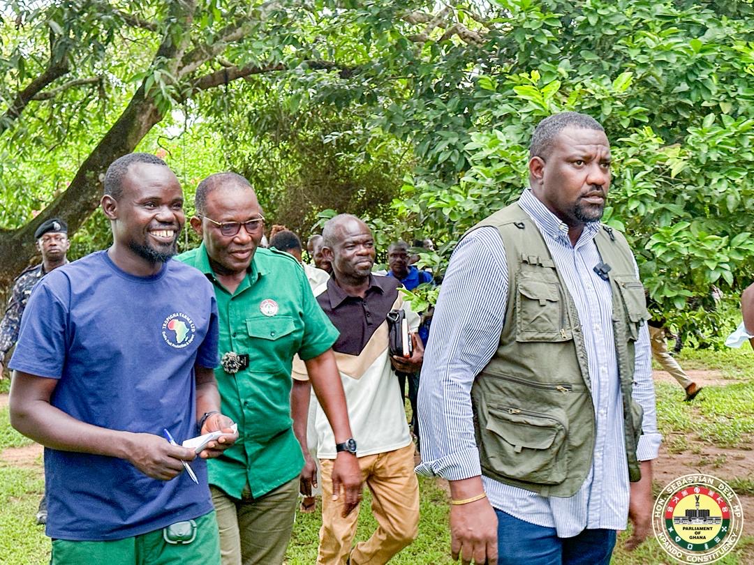 Hon. Sebastian Deh and Deputy Agriculture Minister Tours Key Agribusiness Projects in Kpando