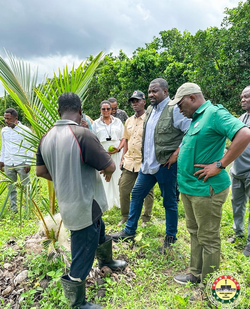 Hon. Sebastian Deh and Deputy Agriculture Minister Tours Key Agribusiness Projects in Kpando