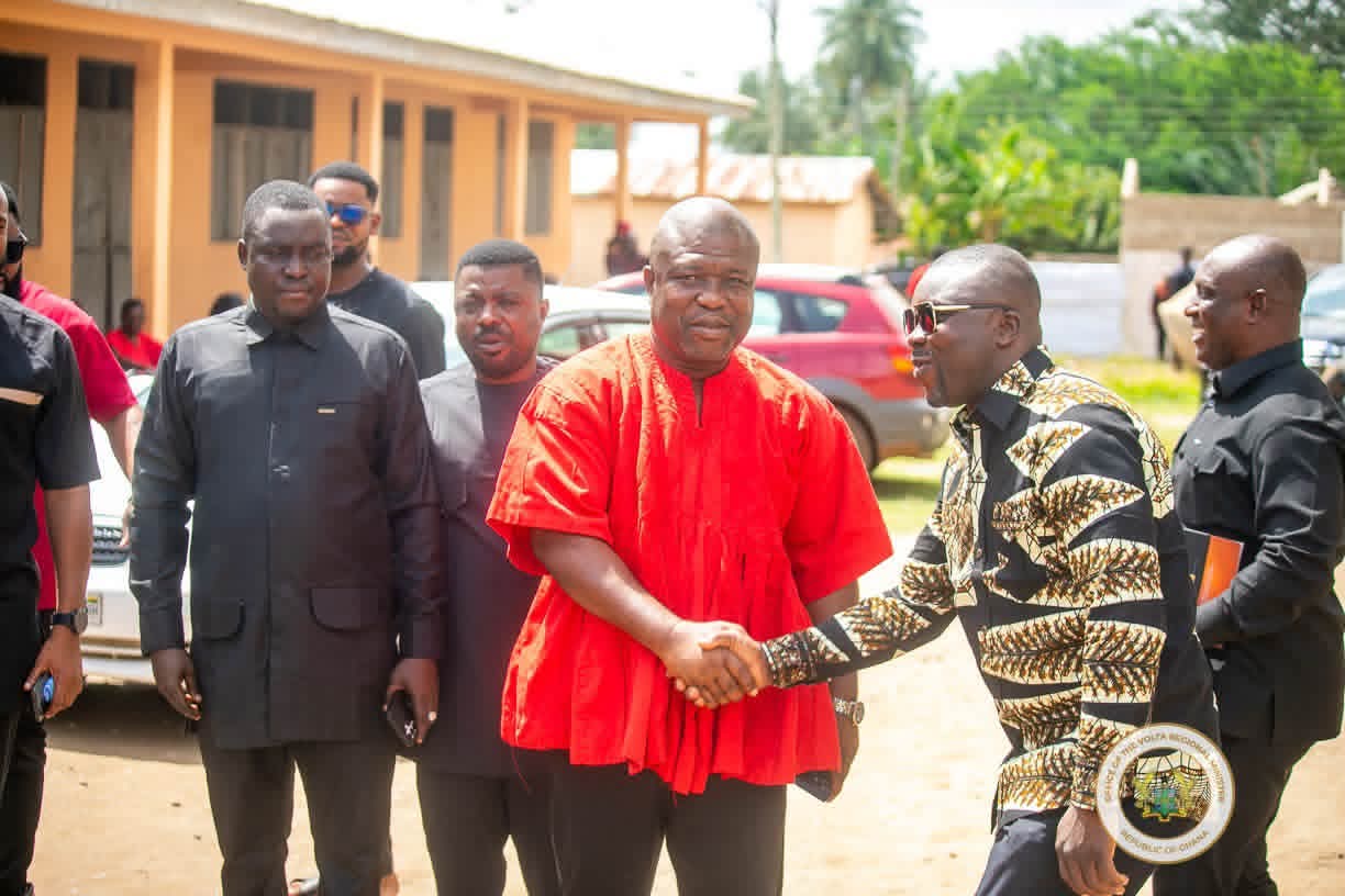 Volta Regional Minister Hon. James Gunu Consoles Bereaved Families in Agortime-Ziope District