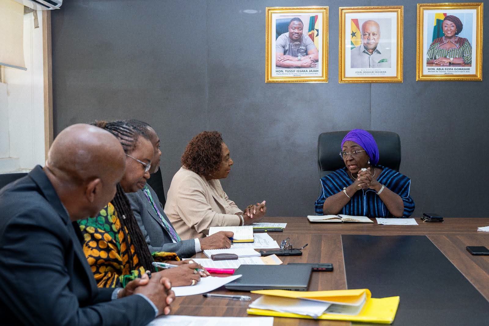 Ghana Strengthens Cultural Ties with Jamaica Through High-Level Courtesy Call