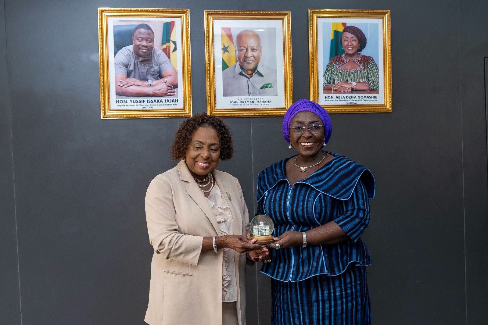 Ghana Strengthens Cultural Ties with Jamaica Through High-Level Courtesy Call