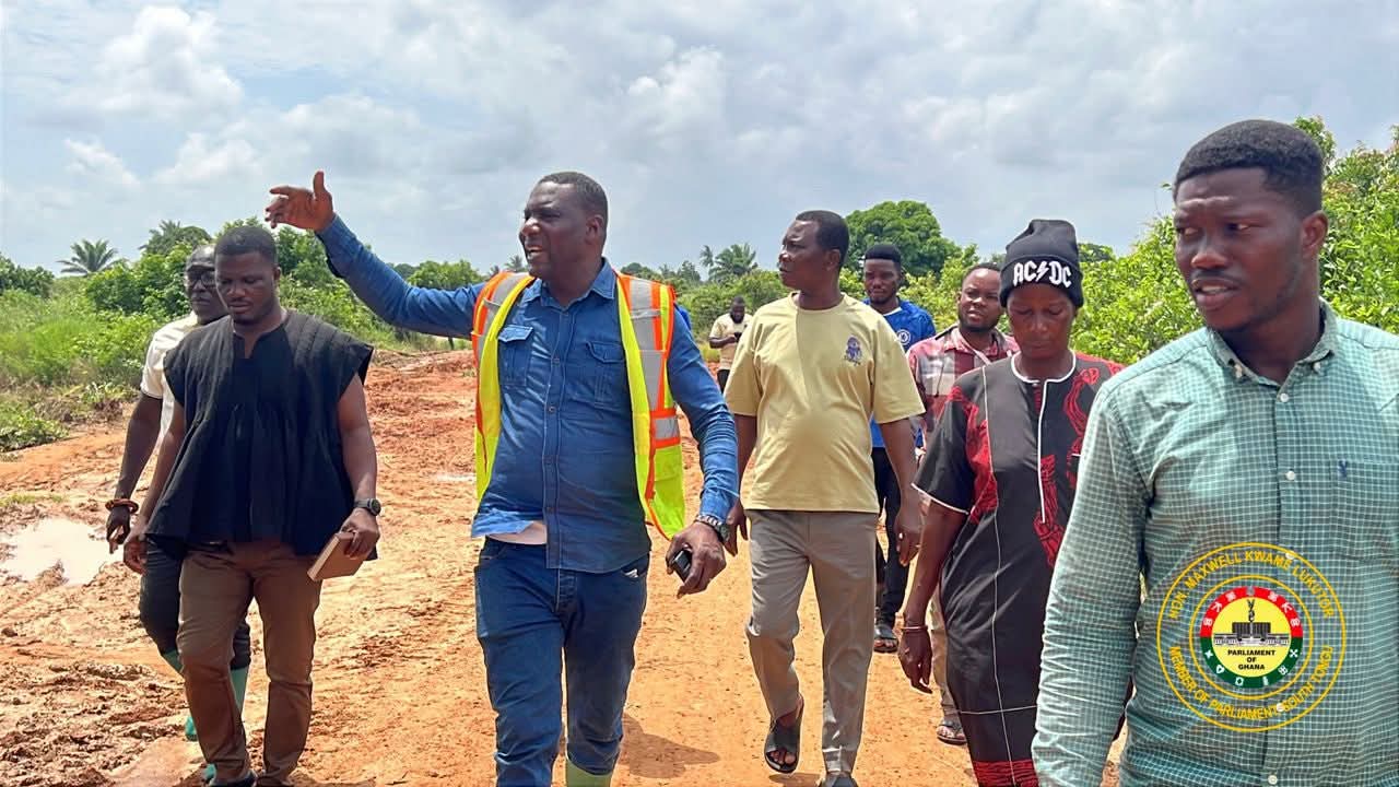 Hon. Maxwell Kwame Lukutor Sympathizes with Flood Victims in South Tongu