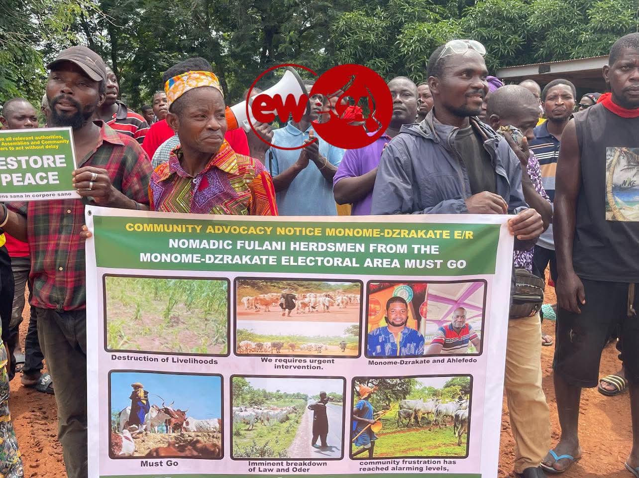 Residents of Akatsi Monome-Drakate Demand Legal Removal of Fulani Herdsmen
