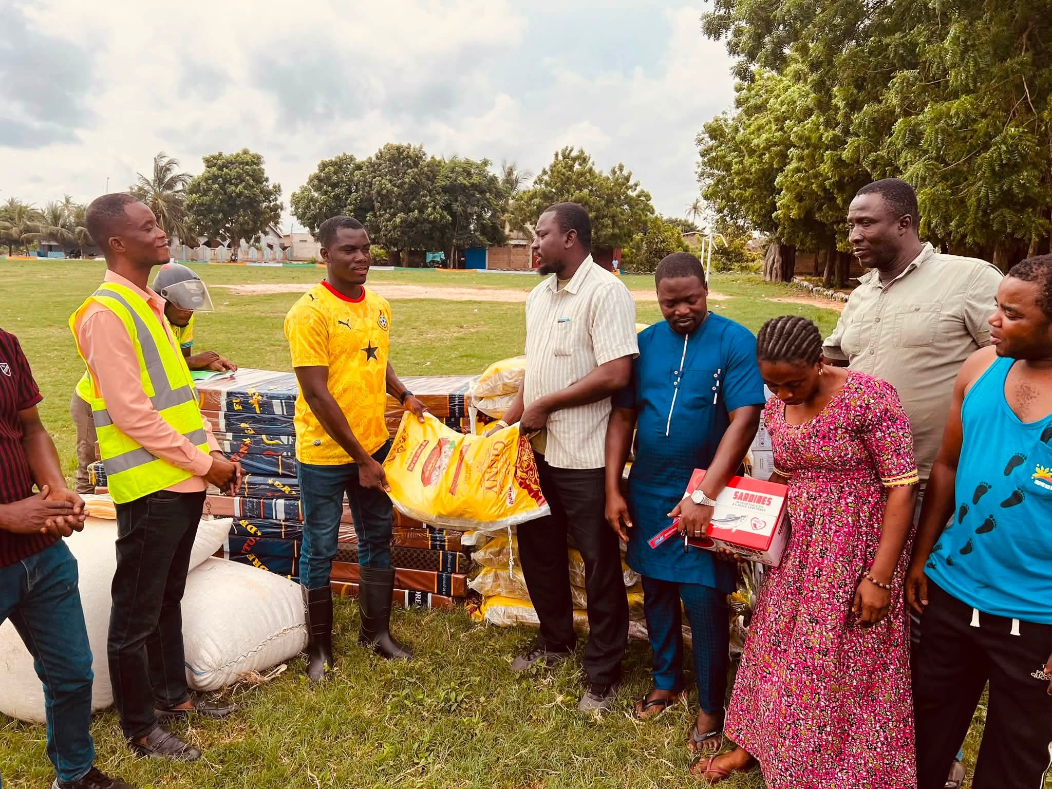 Torgbui Tenuvi II Delivers Urgent Relief to Flood Victims in Ketu South