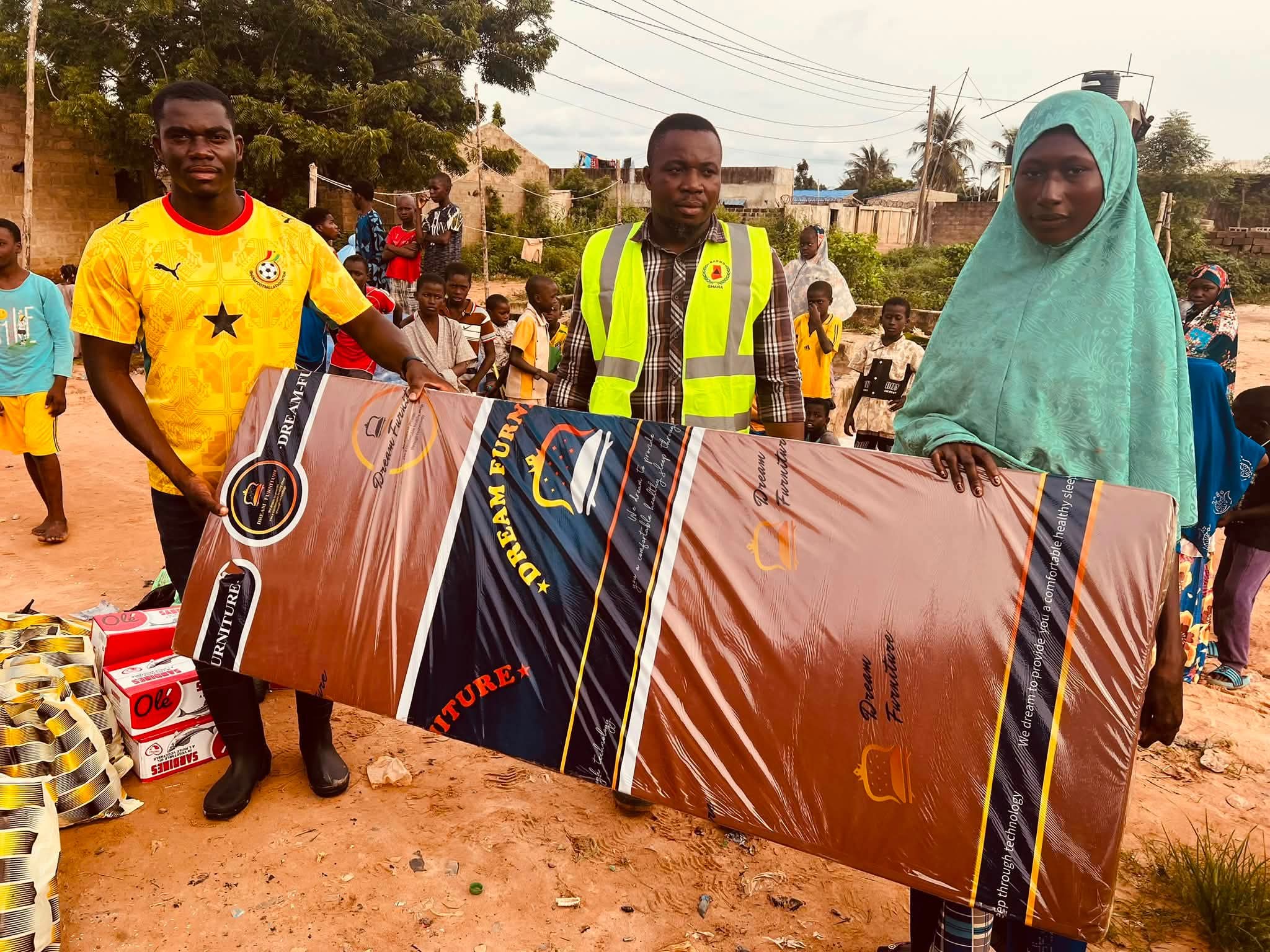 Torgbui Tenuvi II Delivers Urgent Relief to Flood Victims in Ketu South