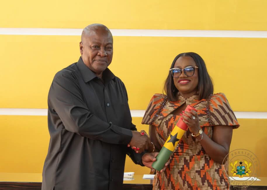 John Dramani Mahama Swears Ghana’s First Female Auditor General into Office