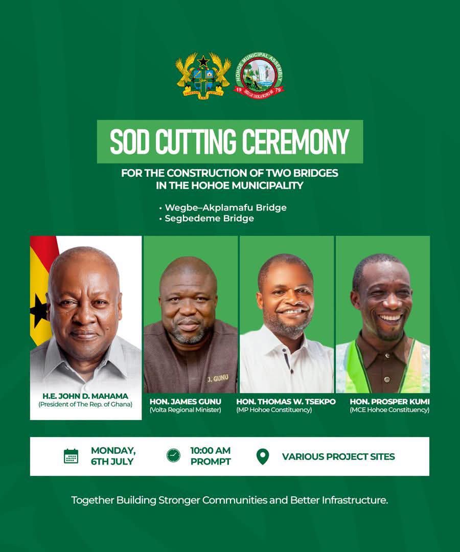 Sod-Cutting Ceremony Ushers in New Infrastructure Era for Hohoe Municipality