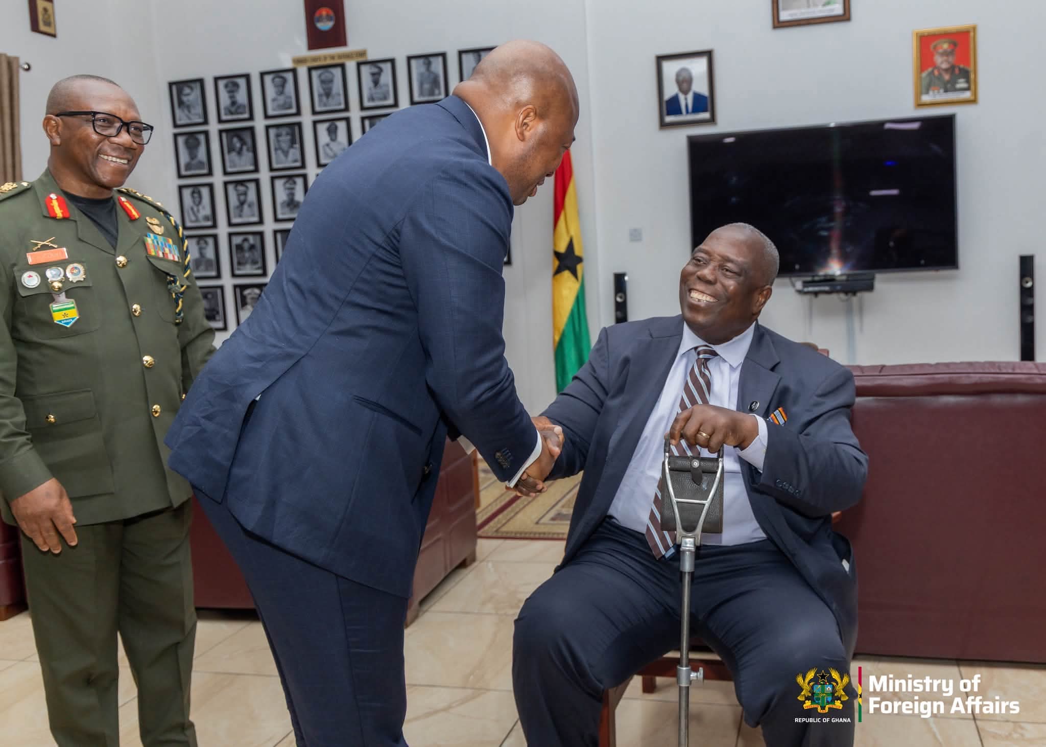 Hon. Samuel Okudzeto Ablakwa Joins Rwanda in Unveiling Monuments for Ghanaian Peacekeepers at Burma Camp
