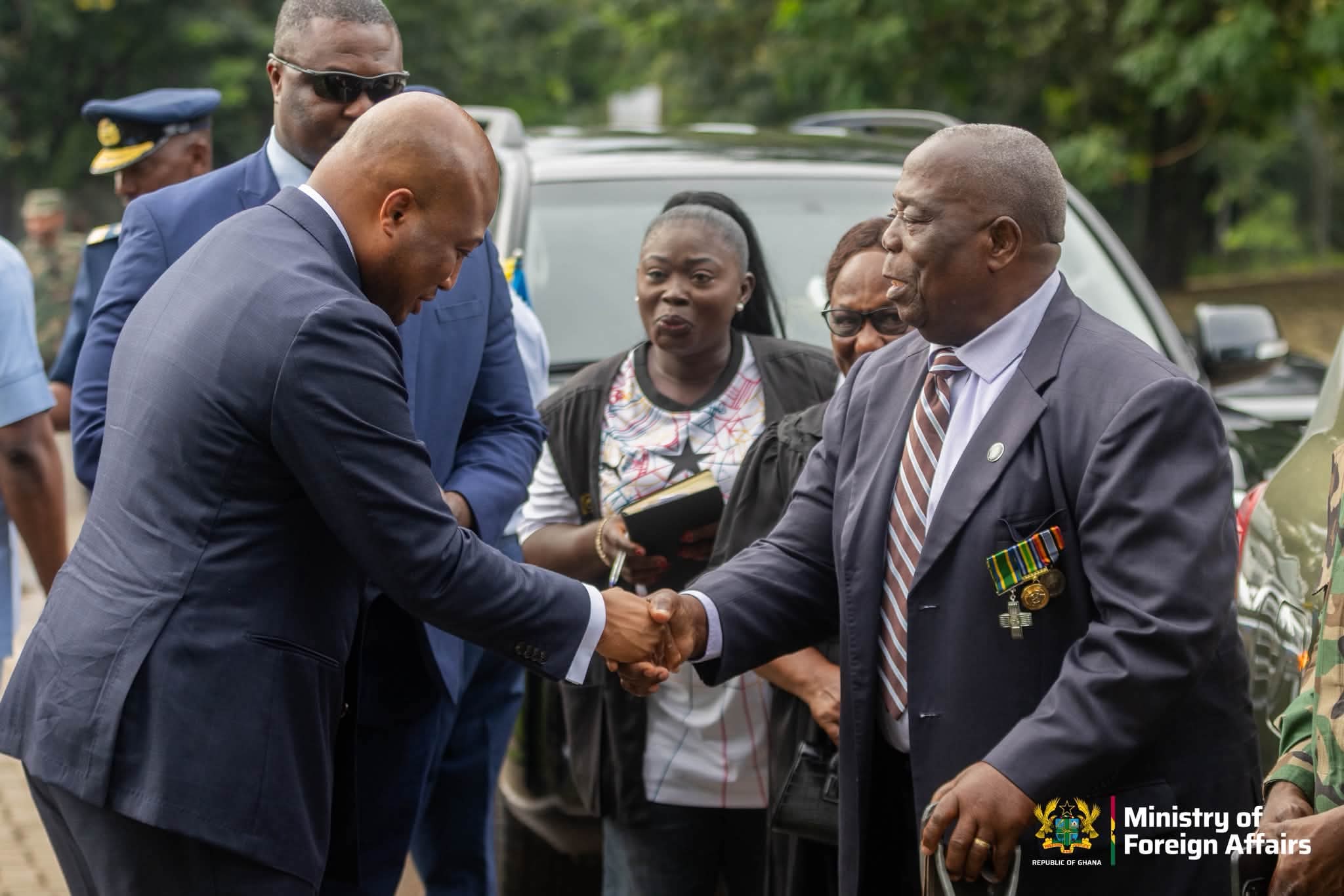 Hon. Samuel Okudzeto Ablakwa Joins Rwanda in Unveiling Monuments for Ghanaian Peacekeepers at Burma Camp