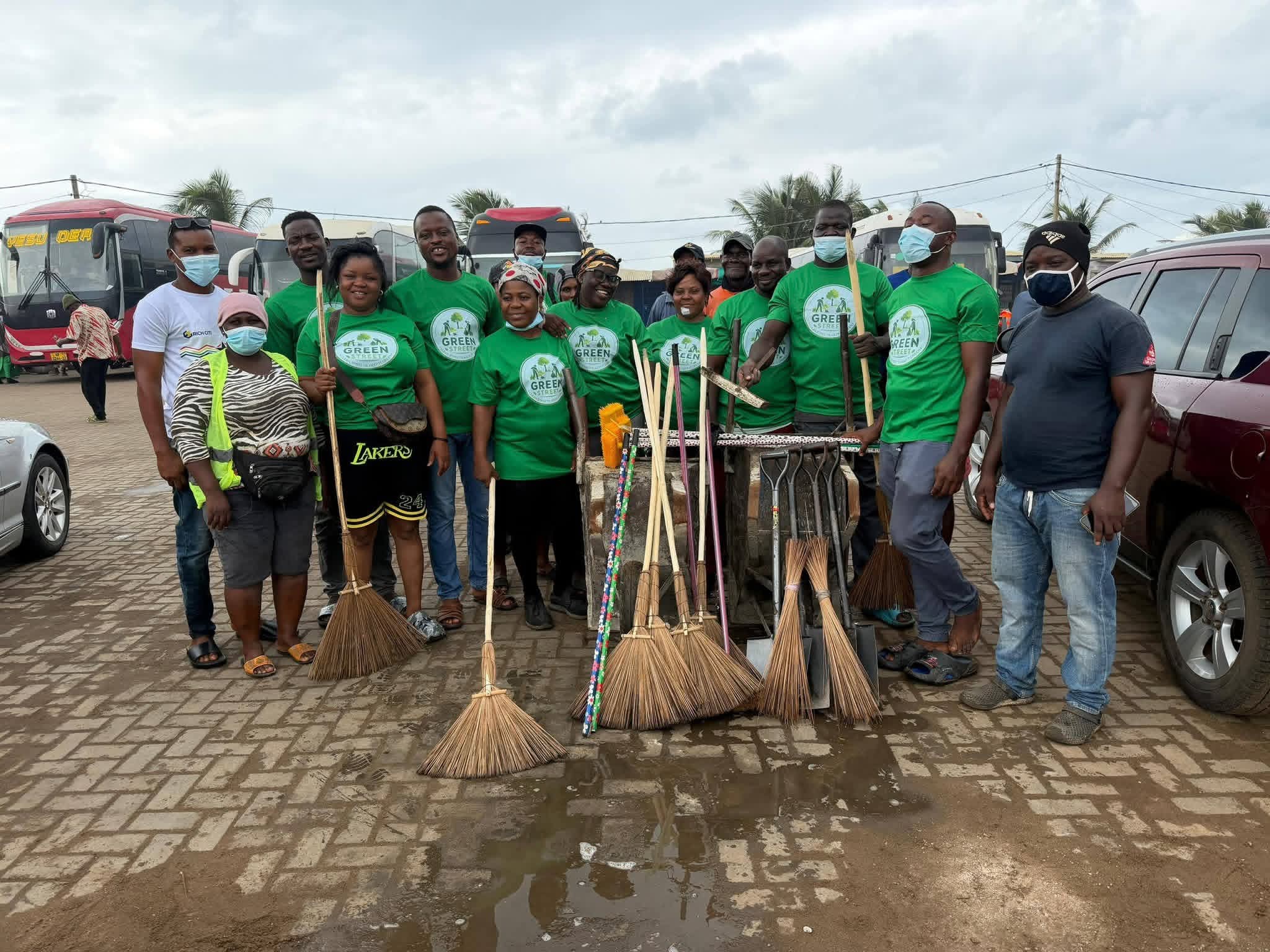 Aflao Youth Spearhead Sanitation Drive Through Volunteer Cleanup Campaigns