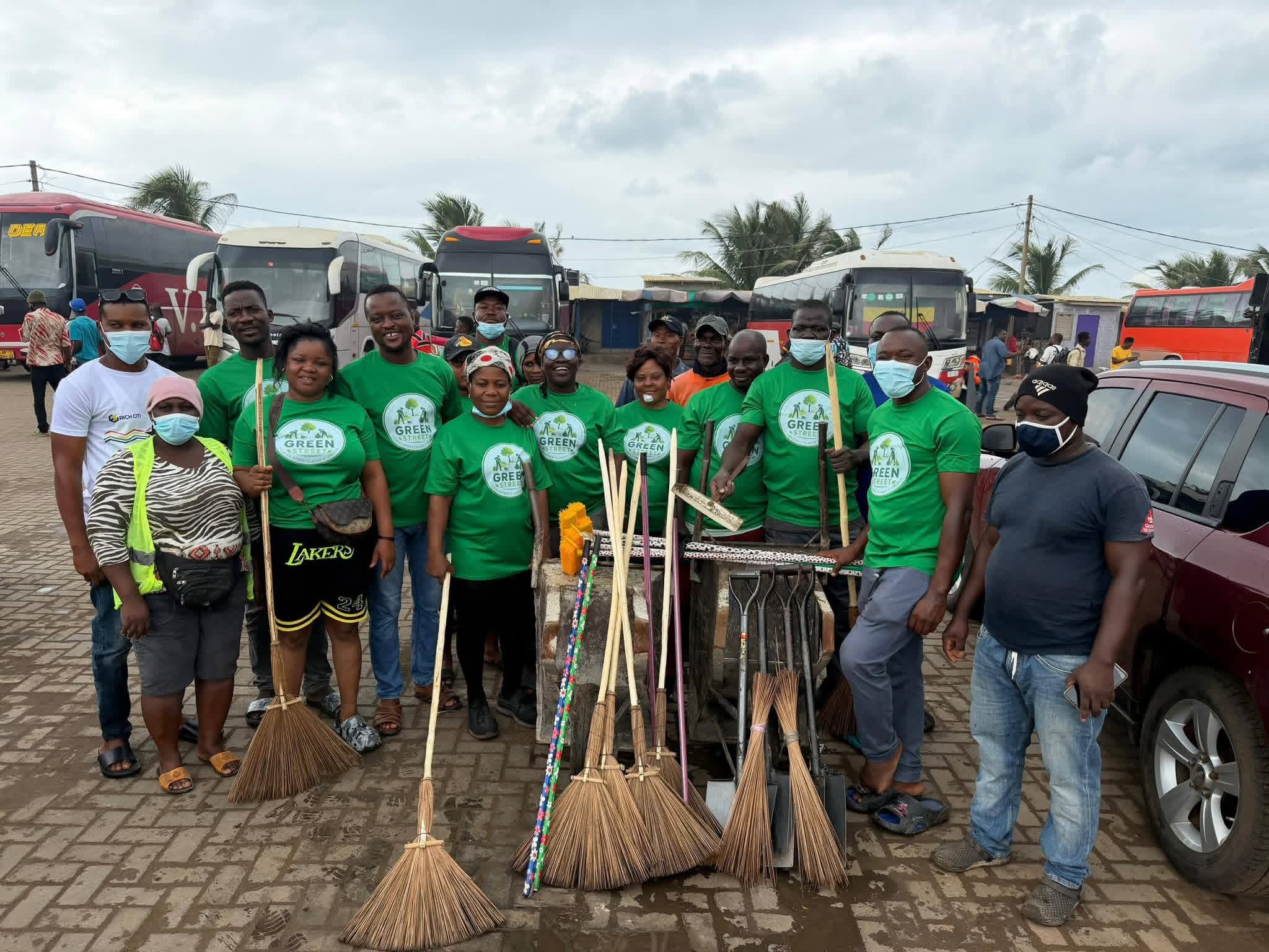 Aflao Youth Spearhead Sanitation Drive Through Volunteer Cleanup Campaigns