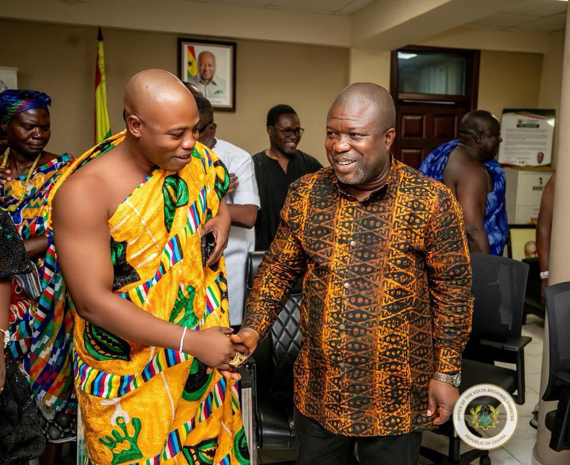 Volta Regional Minister Hon. James Gunu Receives Official Invitation to 70th Mepe Afenorto Festival Grand Durbar