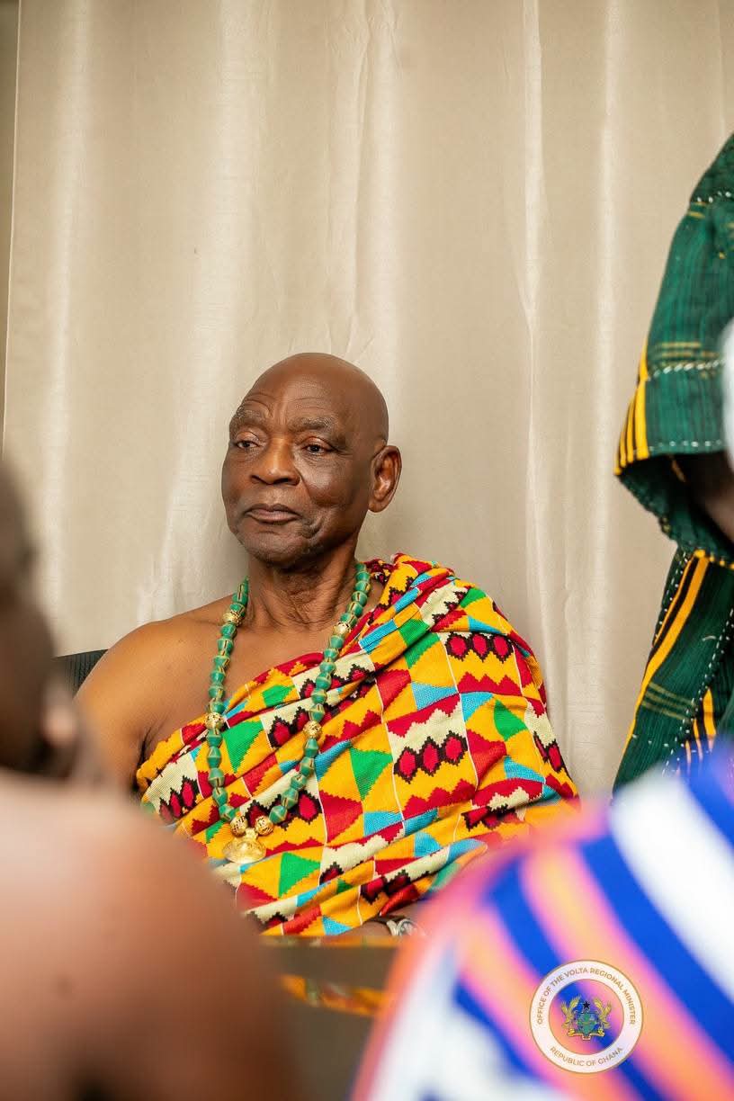 Volta Regional Minister Hon. James Gunu Receives Official Invitation to 70th Mepe Afenorto Festival Grand Durbar