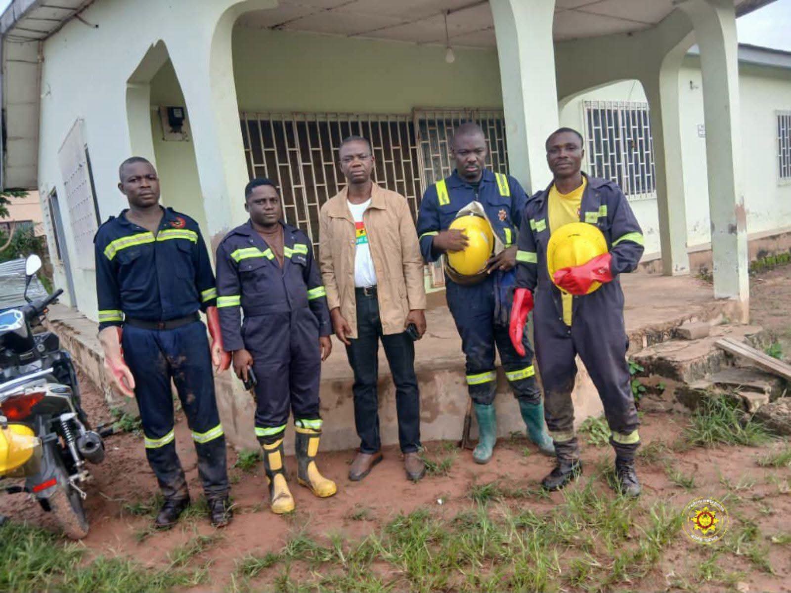 Tragedy Strikes Kpando-Gabi: GNFS Recovers Body of Man from Flooded Drainage Channel