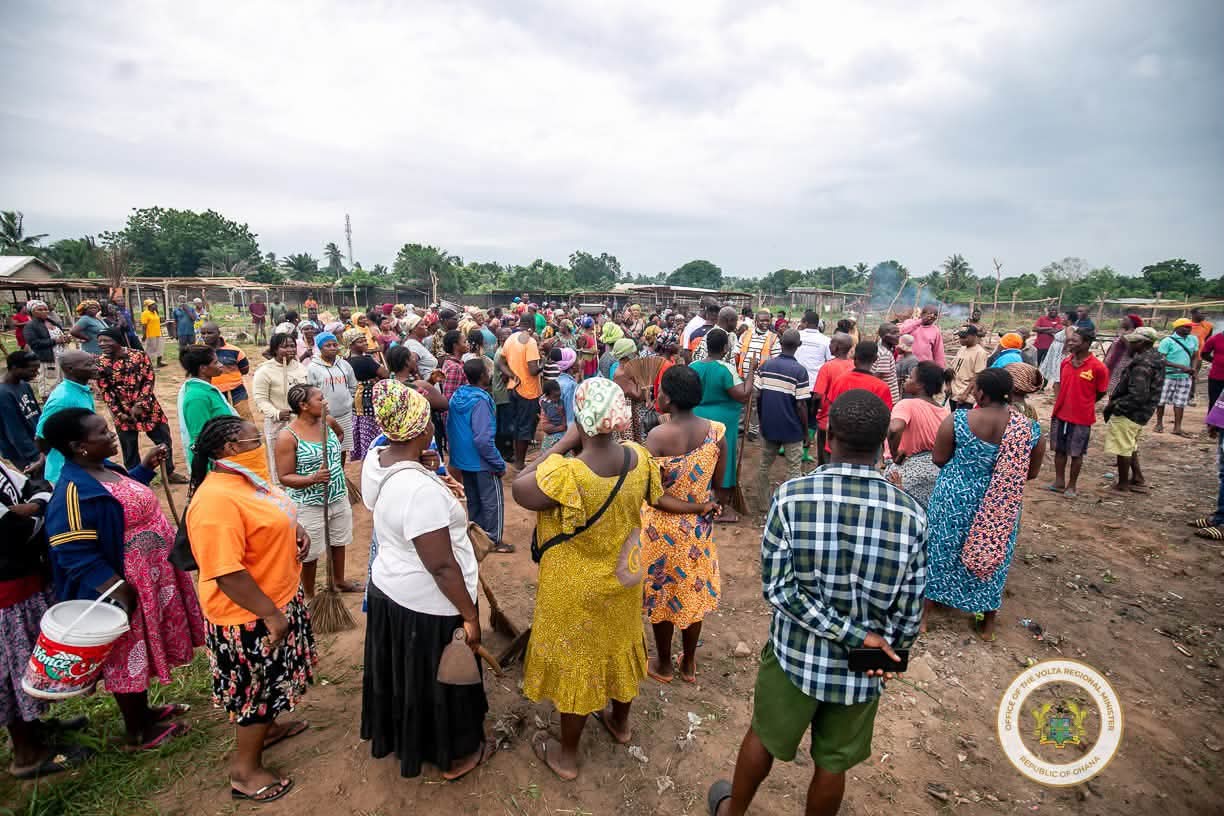 “Our Actions, Our Future”: Hon. James Gunu Joins Volta Residents in National Sanitation Drive