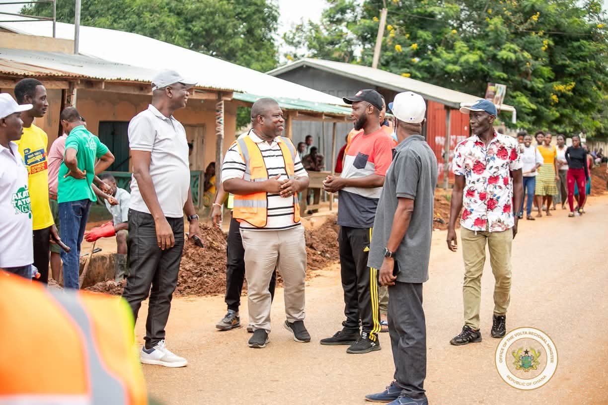 “Our Actions, Our Future”: Hon. James Gunu Joins Volta Residents in National Sanitation Drive