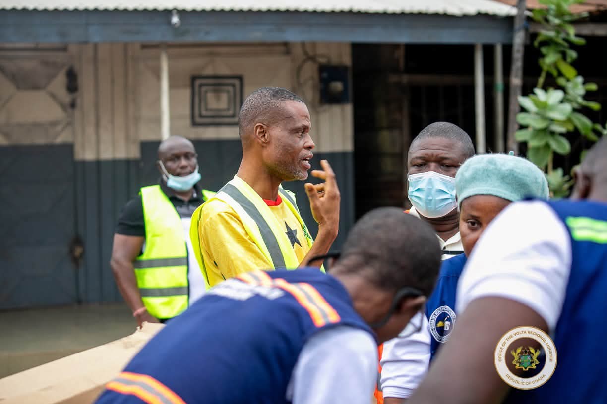 “Our Actions, Our Future”: Hon. James Gunu Joins Volta Residents in National Sanitation Drive