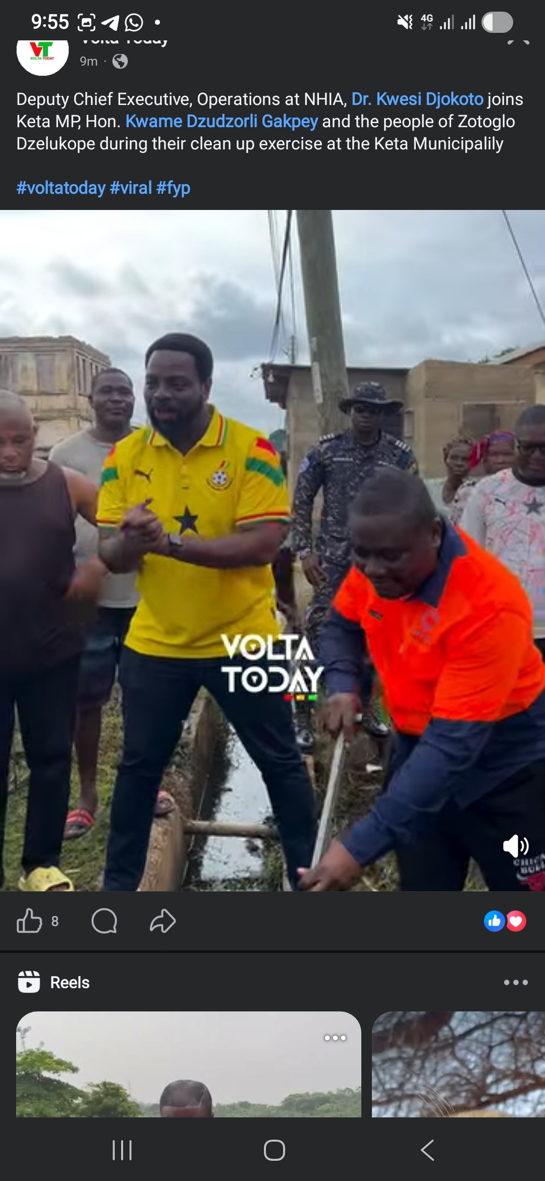 Dr. Kwesi Djokoto Joins Keta MP and Zotoglo Dzelukope Residents for Massive Clean-Up Exercise in Keta Municipality
