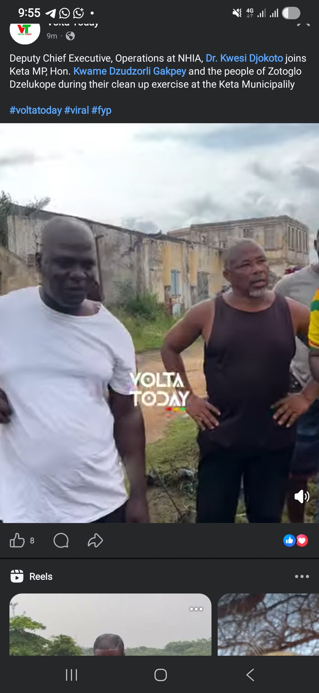 Dr. Kwesi Djokoto Joins Keta MP and Zotoglo Dzelukope Residents for Massive Clean-Up Exercise in Keta Municipality