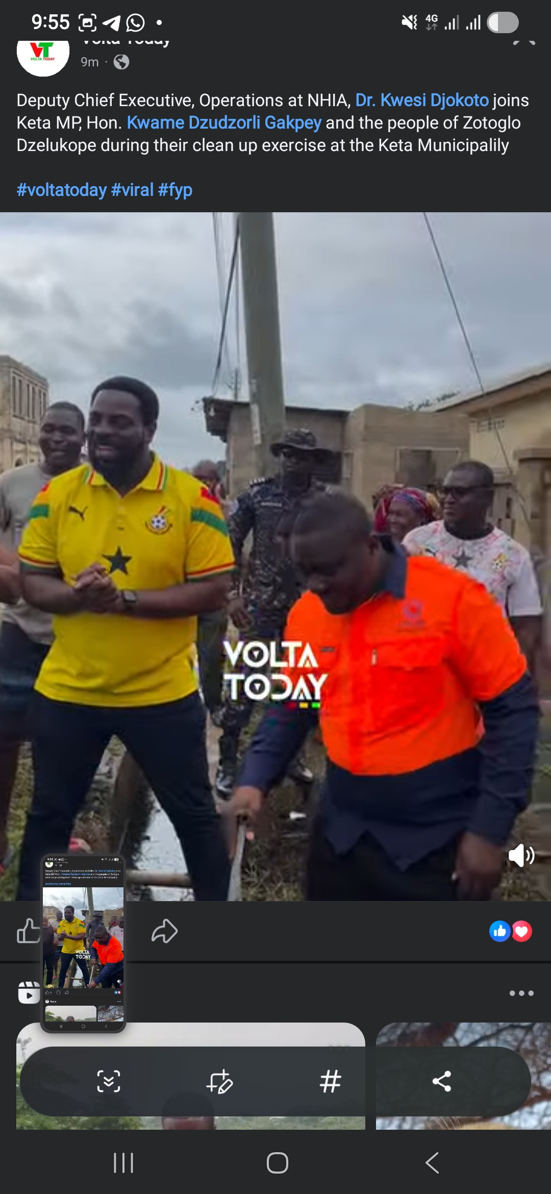Dr. Kwesi Djokoto Joins Keta MP and Zotoglo Dzelukope Residents for Massive Clean-Up Exercise in Keta Municipality