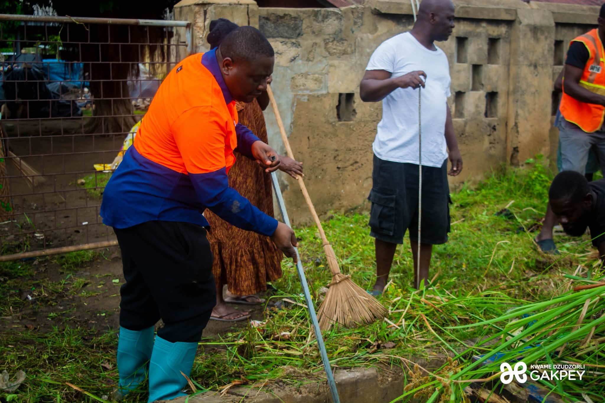 Keta MP Hon. Dzudzorli Gakpey Joins Massive National Clean-Up Exercise