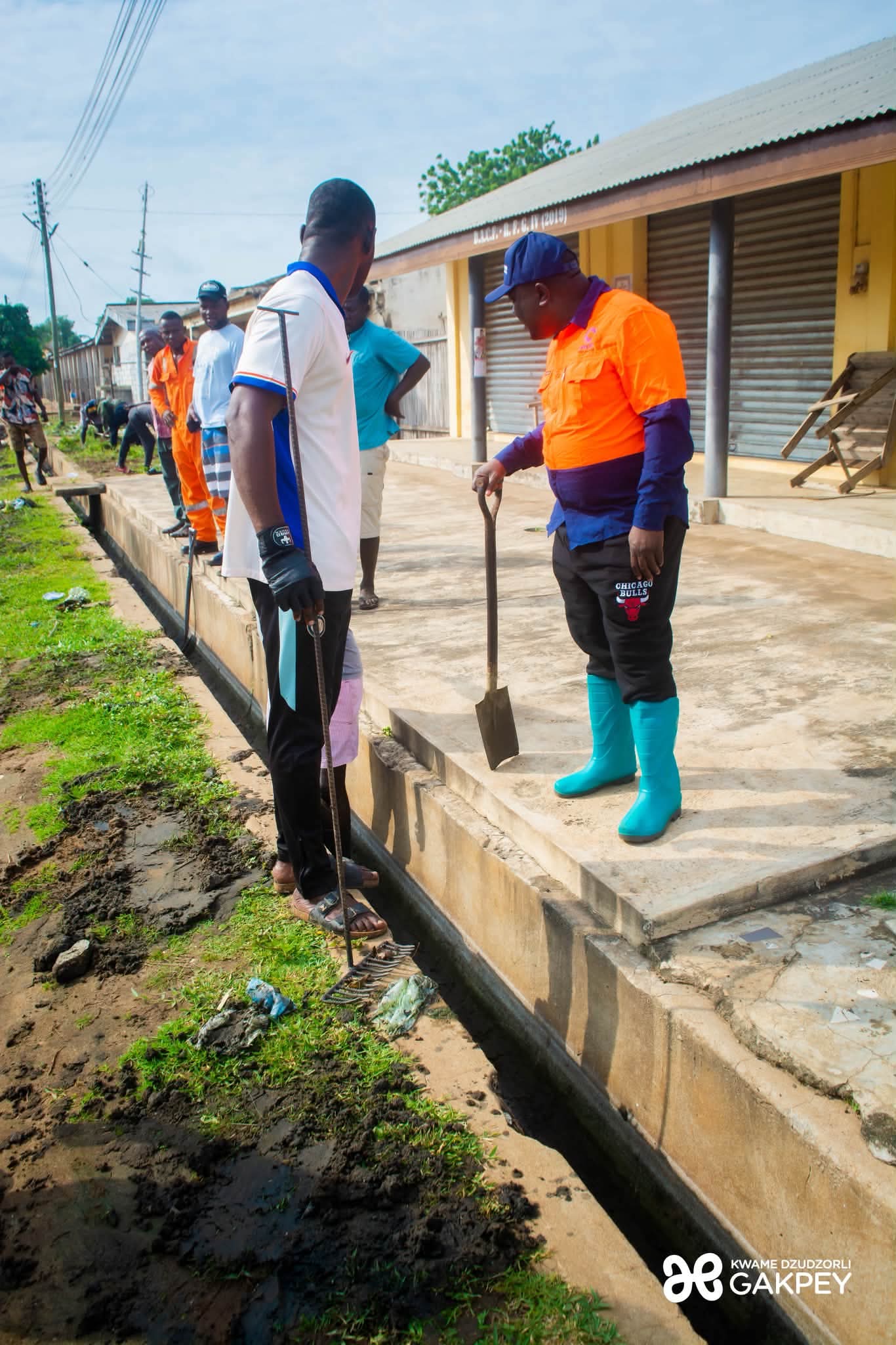 Keta MP Hon. Dzudzorli Gakpey Joins Massive National Clean-Up Exercise