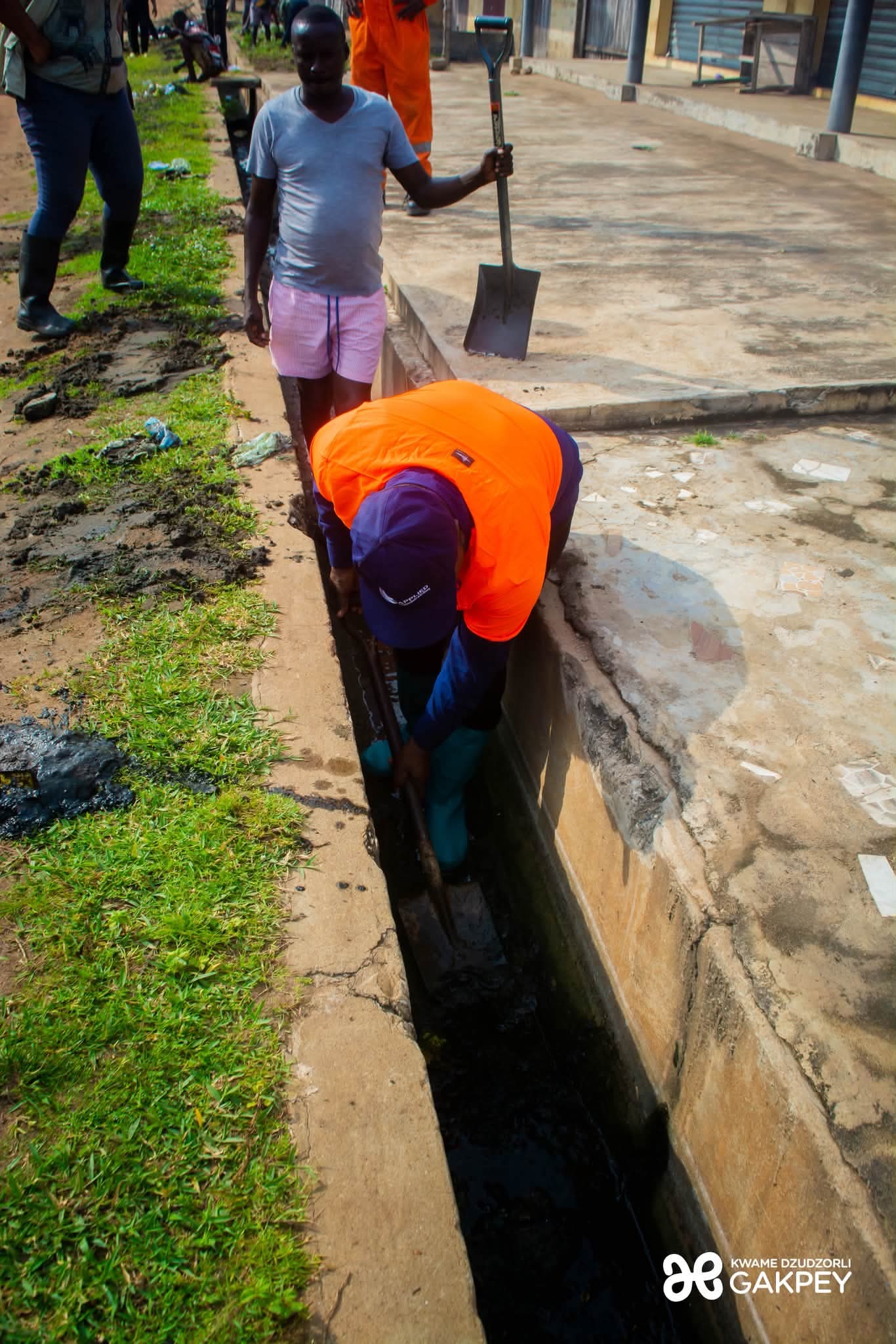 Keta MP Hon. Dzudzorli Gakpey Joins Massive National Clean-Up Exercise