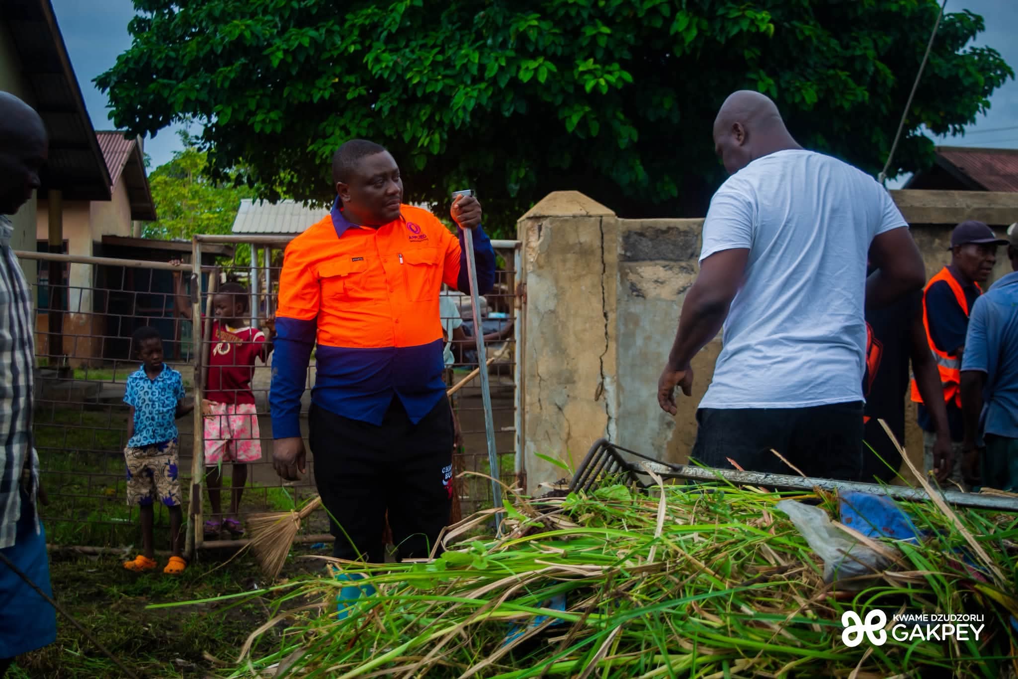 Keta MP Hon. Dzudzorli Gakpey Joins Massive National Clean-Up Exercise