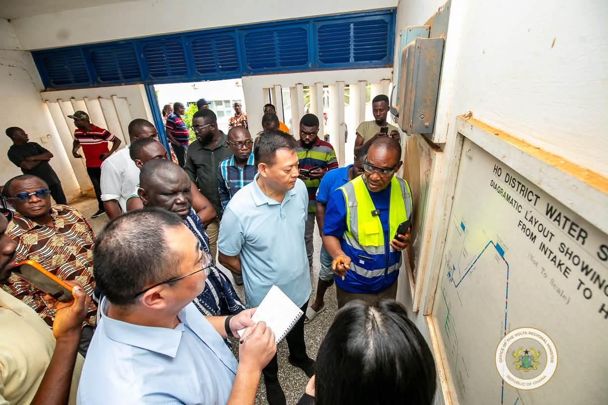 Hon James Gunu, Chinese Investors Explore Expansion at Kpeve Water Pumping Station